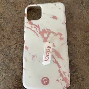 Left hand marble loopy case iPhone 11 max pro